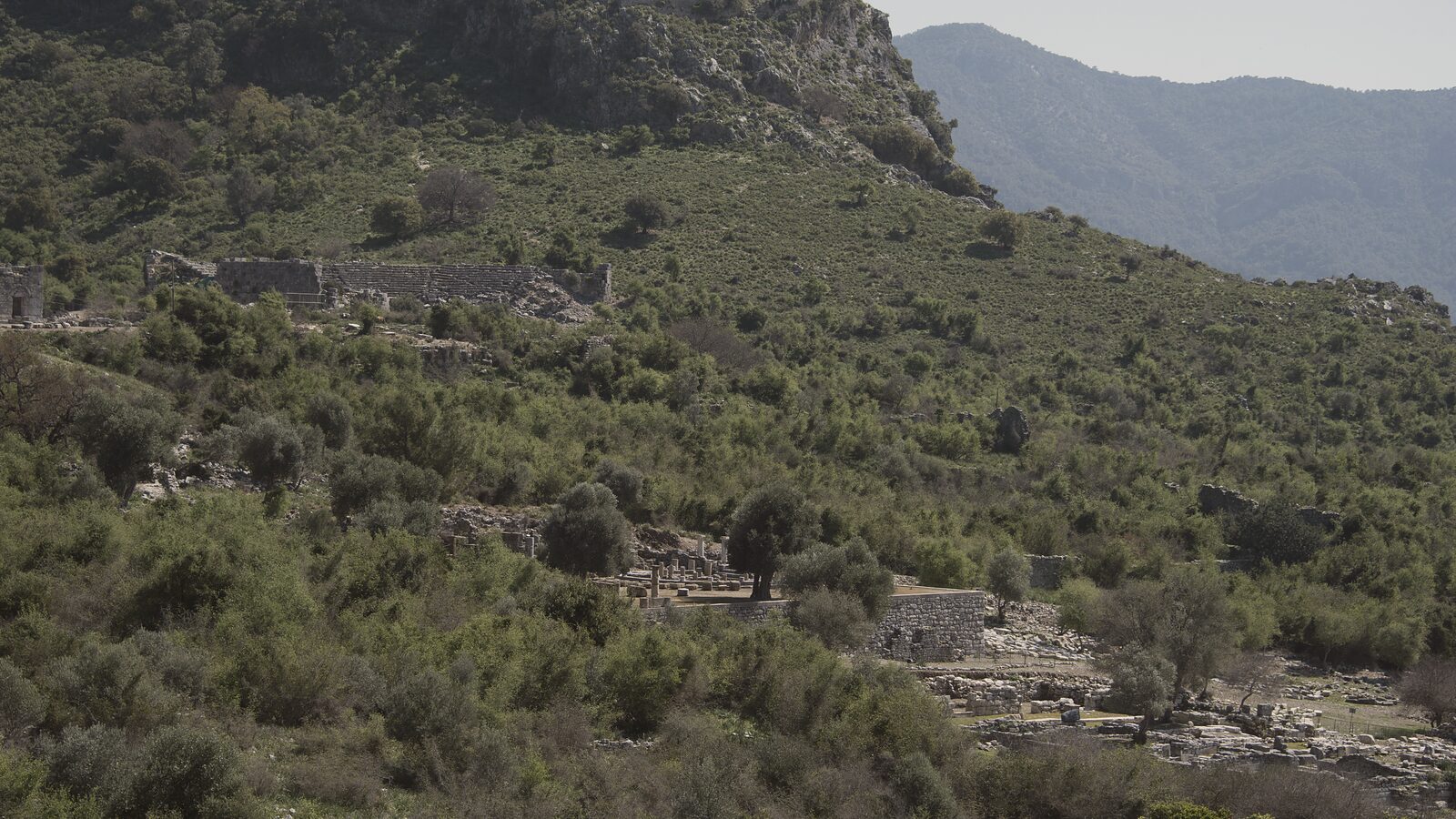 Kaunos, general view